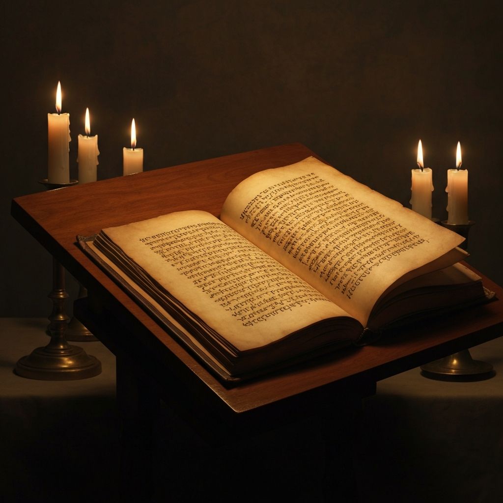 Ancient manuscript