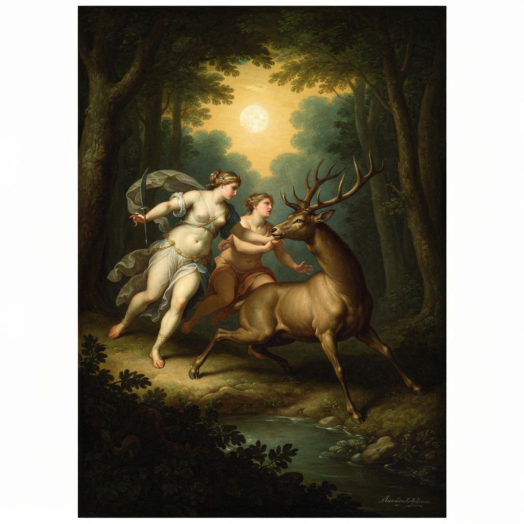 Artemis en Actaeon